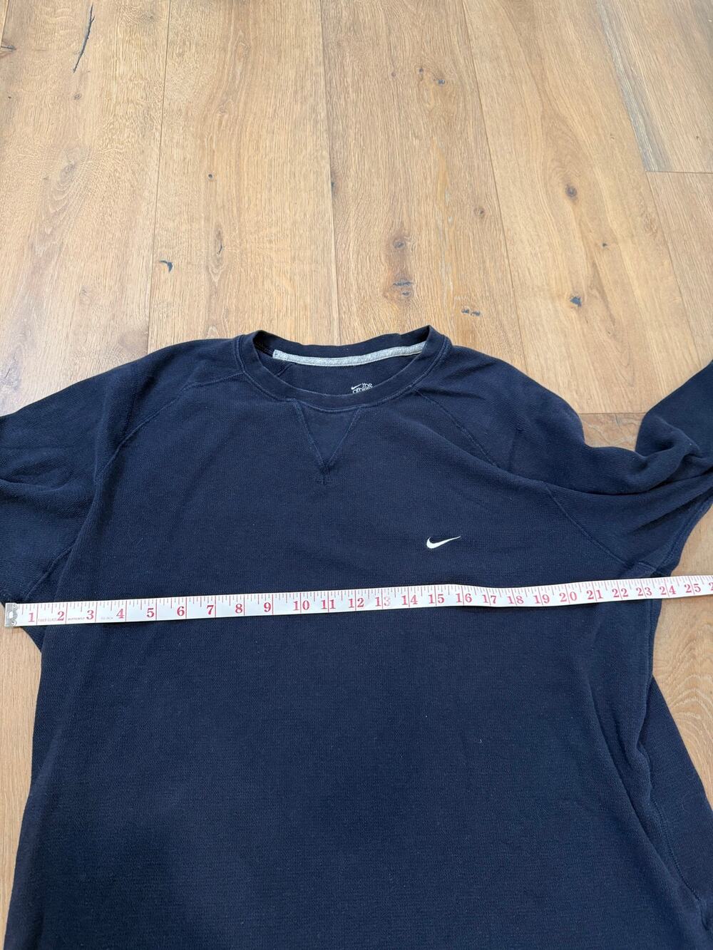 Nike Thermal Waffle Knit Pullover Crewneck Shirt. Swoosh Athletic Wear. XL